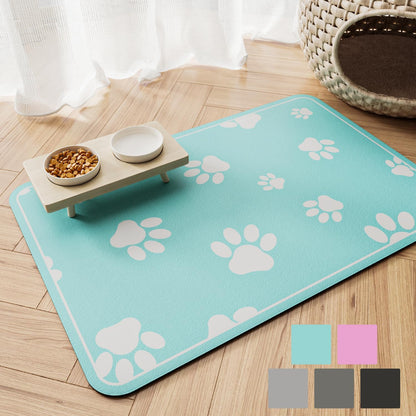 Waterproof Dog Food Mat: Absorbent, Easy-to-Clean Pet Feeding Mat for Food and Water - Essential Dog Accessories