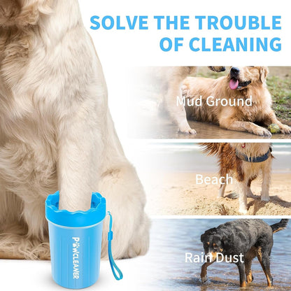 Dog Paw Cleaner (with 3 Absorbent Towels)