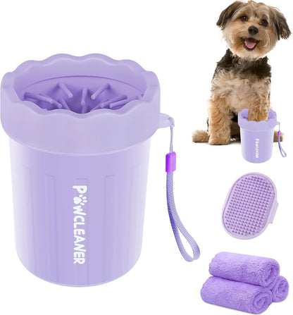 Dog Paw Cleaner (with 3 Absorbent Towels)