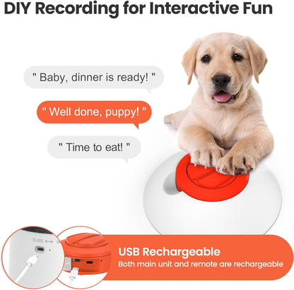 Rechargeable Interactive Dog Puzzle Feeder: Automatic Treat Dispenser for IQ Training, Suitable for All Dog Breeds, 280ml Capacity