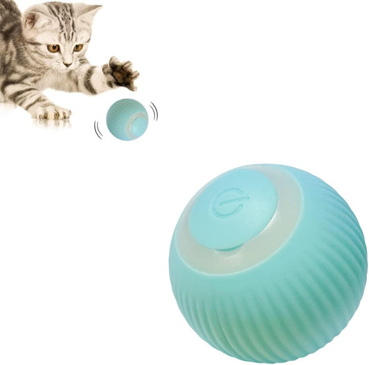 Interactive Cat Toy Ball: Magic Rolling Ball with Sound, Stimulates Indoor Hunting Instincts