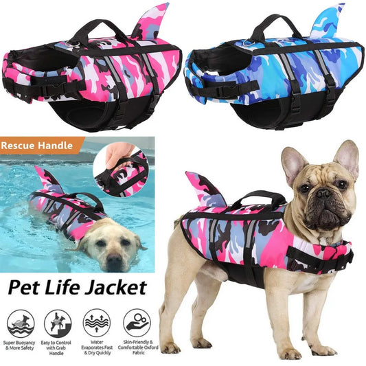 SharkFin Safety Swim LifeVest for Dogs